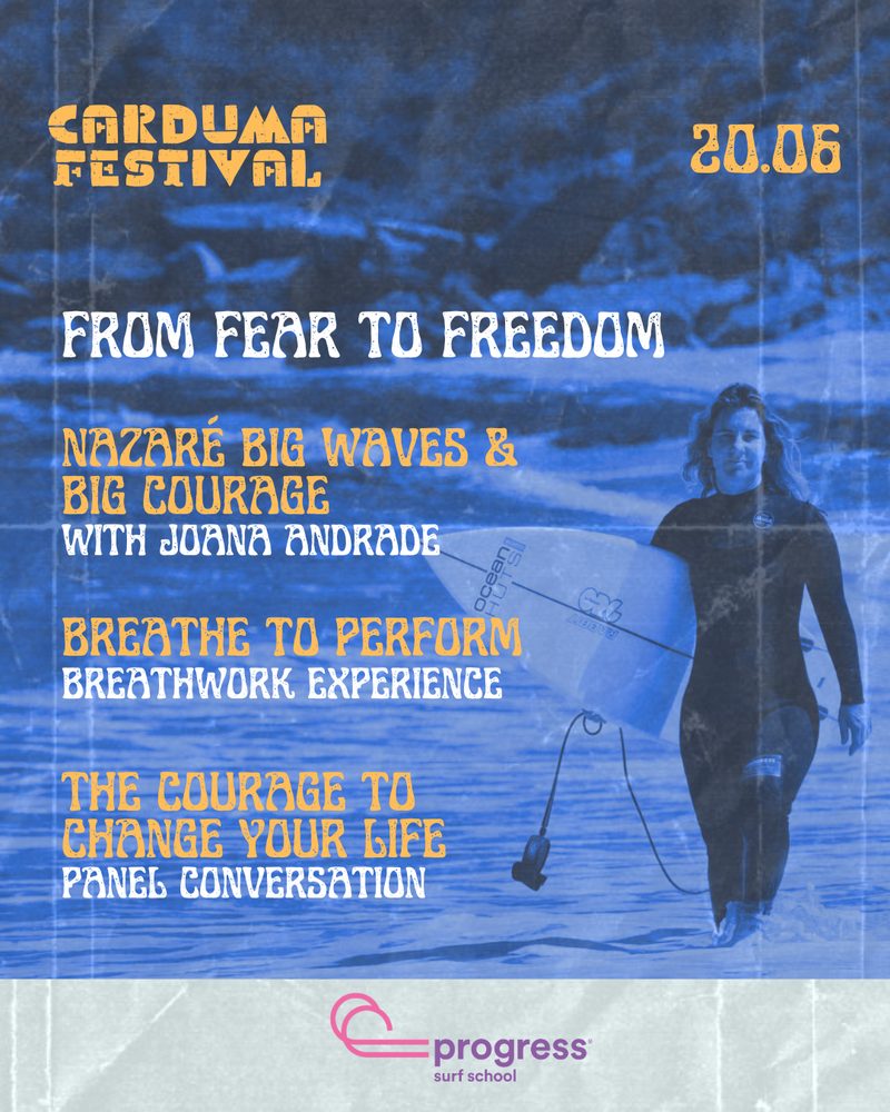 From Fear to Freedom · hosted by Progress Surf School
